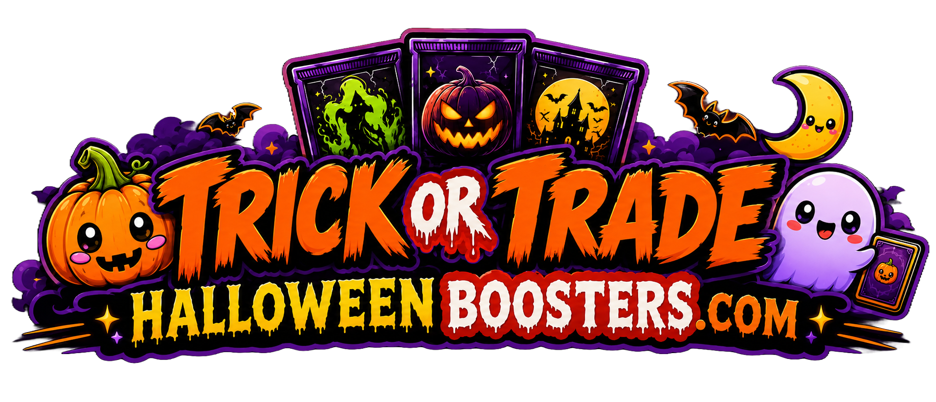 Trick or Trade Halloween Boosters Logo